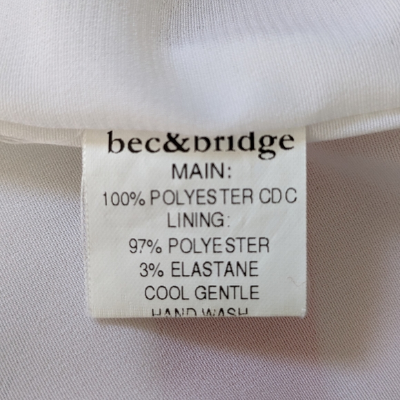 Bec & Bridge Striped sleeveless Shift Dress 12 - Picture 7 of 8